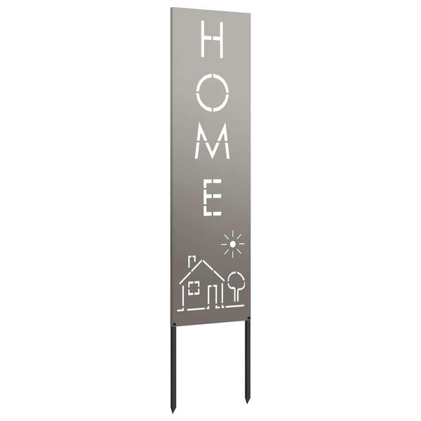 vidaXL &Eacute;cran de confidentialit&eacute; de jardin Fretwork Rouill&eacute; 32 x 140 cm