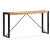 vidaXL Table console 150x35x76 cm Bois de manguier massif