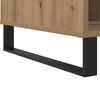 vidaXL Table basse ch&ecirc;ne artisanal 90x49x45 cm bois d'ing&eacute;nierie