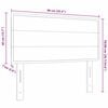 vidaXL T&ecirc;te de lit avec t&ecirc;te de lit Taupe 90 cm Cuir synth&eacute;tique
