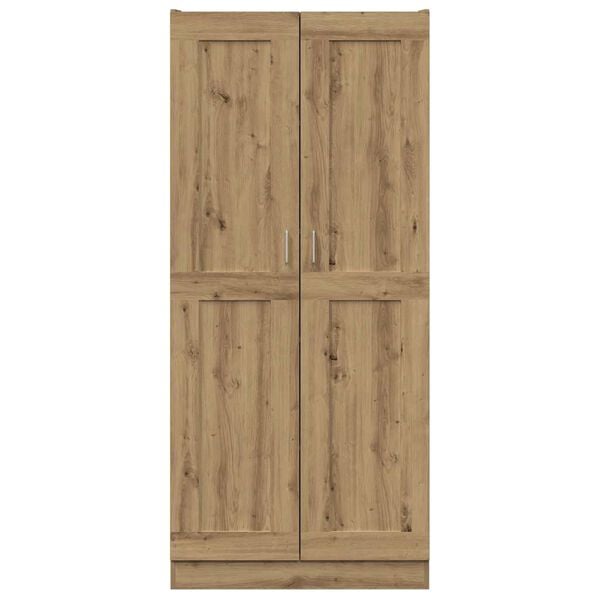 vidaXL Buffet haut ch&ecirc;ne artisanal 82,5x30,5x185 cm bois d'ing&eacute;nierie