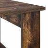 vidaXL Table basse Ch&ecirc;ne fum&eacute; 72 x 50 x 50 cm Bois d'ing&eacute;nierie