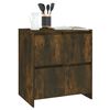 vidaXL Buffet Chêne fumé 70x41x75 cm Bois d'ingénierie