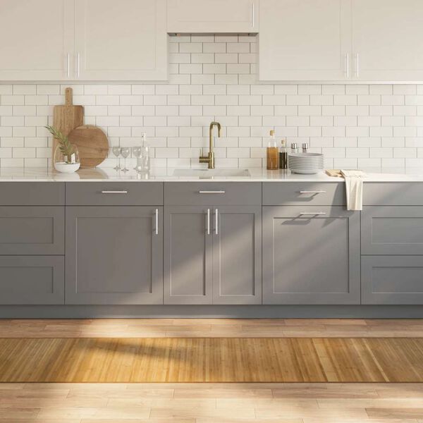 vidaXL Tapis rectangulaire naturel 60x300 cm bambou