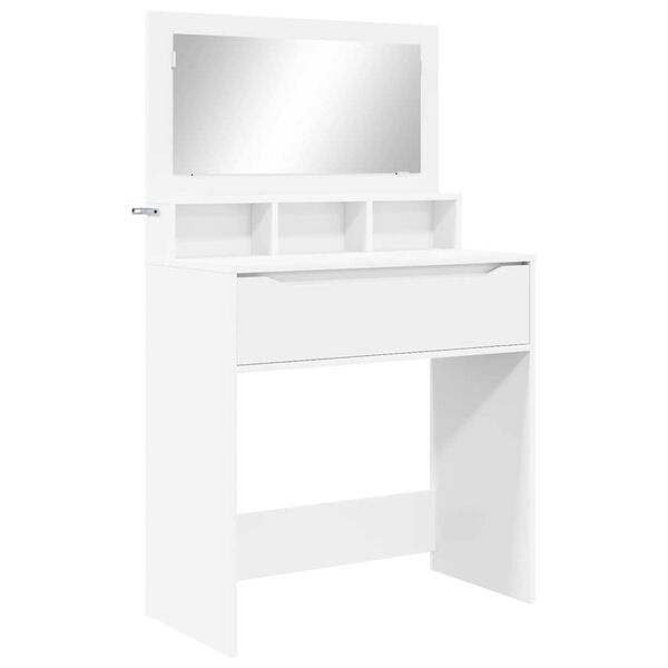 vidaXL Tables de maquillage pour chambre Blanc 80 x 39,6 x 135 cm