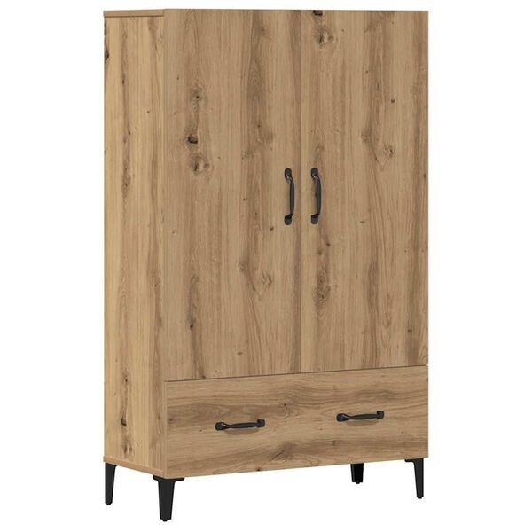vidaXL Buffet ch&ecirc;ne artisanal 70x31x115 cm bois d'ing&eacute;nierie