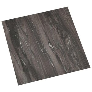 vidaXL Planches de sol 55 pcs Gris fonc&eacute; 5,11 m&sup2; PVC
