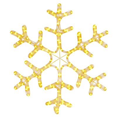 vidaXL Figure de flocon de neige de Noël et 144LED Blanc chaud 59x59cm