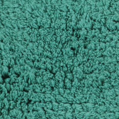 vidaXL Jeu de tapis de salle de bain 3 pcs Tissu Turquoise