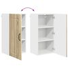 vidaXL Armoire de cuisine Kalmar Ch&ecirc;ne Sonoma 40 x 31 x 80 cm