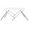 vidaXL Auvent bimini à 2 arceaux Blanc 180x130x110 cm