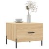 vidaXL Table basse Chêne sonoma 50x50x40 cm Bois d'ingénierie