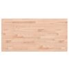 vidaXL Dessus de table 80x40x1,5 cm rectangulaire bois massif de h&ecirc;tre