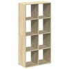 vidaXL &Eacute;tag&egrave;re s&eacute;paratrice de pi&egrave;ce ch&ecirc;ne sonoma 69,5x29x137,5 cm