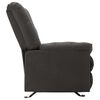 vidaXL Fauteuil inclinable Gris fonc&eacute; Tissu