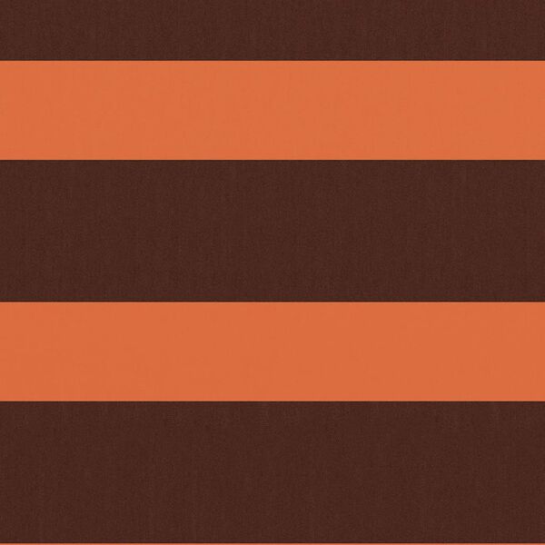 vidaXL Écran de balcon Orange et marron 75x400 cm Tissu Oxford