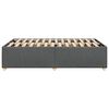 vidaXL Cadre de lit sans matelas gris fonc&eacute; 120x200 cm tissu