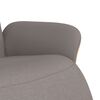 vidaXL Fauteuil inclinable avec repose-pieds taupe tissu