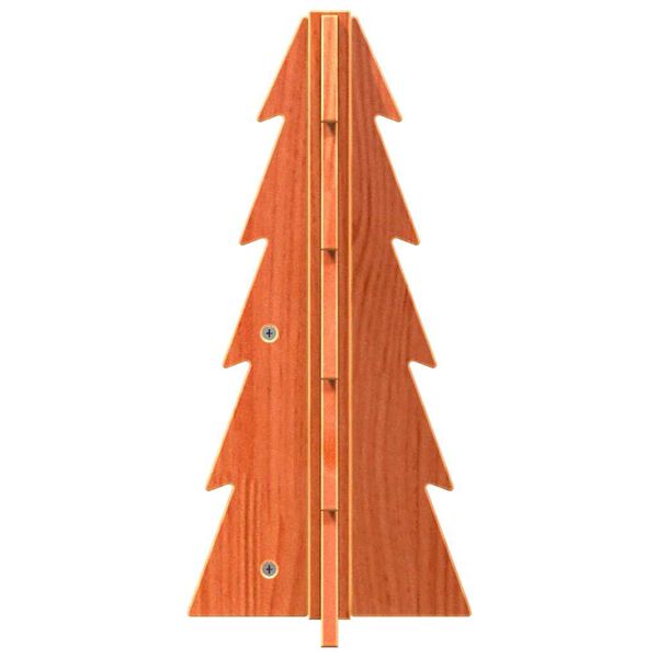 vidaXL Arbre de No&euml;l en bois pour d&eacute;coration 49 cm bois de pin massif
