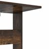 vidaXL Table d'appoint Ch&ecirc;ne fum&eacute; 40 x 35 x 60,5 cm Bois d'ing&eacute;nierie