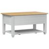 vidaXL Table basse avec tiroir Blanc 85 x 50 x 45 cm Pin massif