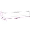 vidaXL Meubles TV avec éclairage LED 2 pcs blanc 60x35x15,5 cm