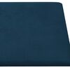 vidaXL Panneaux muraux 12 pcs Bleu 60x30 cm Velours 2,16 m&sup2;