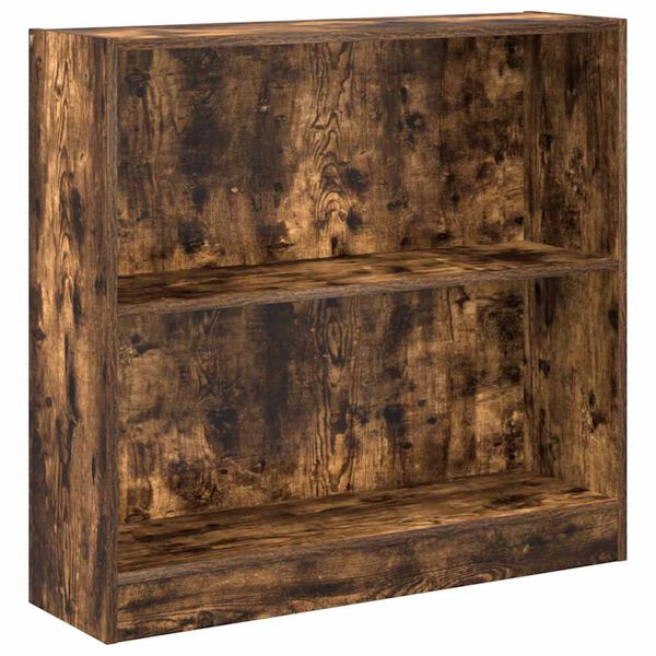 vidaXL Biblioth&egrave;que ch&ecirc;ne fum&eacute; 80x24x76 cm bois d'ing&eacute;nierie