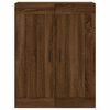 vidaXL Armoire murale chêne marron 69,5x34x90 cm bois d'ingénierie
