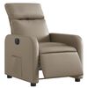 vidaXL Fauteuil inclinable électrique Cappuccino Similicuir