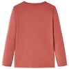 T-shirt enfants à manches longues henné 104