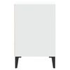 vidaXL Meuble TV Blanc 100x35x55 cm Bois d'ingénierie