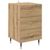 vidaXL Cabinet de chevet Ch&ecirc;ne artisanal 40 x 40 x 66 cm