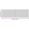 vidaXL Tapis rectangulaire marron 60x200 cm bambou