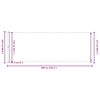 vidaXL Auvent lat&eacute;ral r&eacute;tractable de patio 220x600 cm Cr&egrave;me