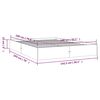 vidaXL Cadre de lit sans matelas blanc bois massif 140x190 cm