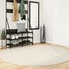 vidaXL Tapis shaggy PAMPLONA poils longs moderne cr&egrave;me &Oslash; 200 cm
