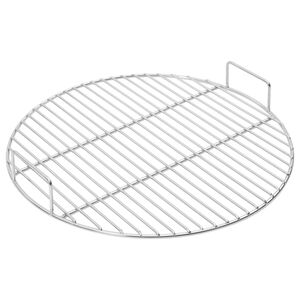 vidaXL Grille de barbecue ronde &Oslash;44,5 cm acier inoxydable 304