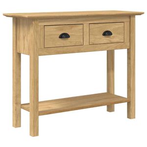 vidaXL Table console BODO Marron miel 91 x 34.7 x 74 cm