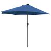 vidaXL Parasol de jardin Azur 294 x 150 x 224 cm Polyester et Acier
