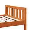 vidaXL Lit pour enfants sans matelas cire marron 75x190 cm pin massif