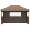 vidaXL Tente de f&ecirc;te Marron 292 x 440 x 315 cm Tissu Oxford