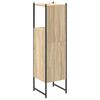vidaXL Cabinet de salle de bain avec &eacute;tag&egrave;re Beige 33 x 33 x 120,5 cm
