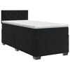 vidaXL Lit boxspring avec matelas Gris fonc&eacute; Simple Velours
