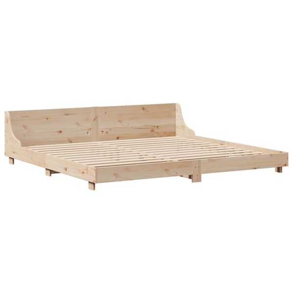 vidaXL Cadre de lit sans matelas 180x200 cm bois massif de pin