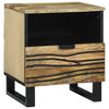 vidaXL Cabinet de chevet Marron 40 x 33 x 46 cm Bois d'acacia massif