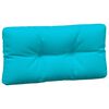 vidaXL Coussins de palette lot de 3 turquoise tissu