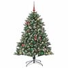 vidaXL Sapin de No&euml;l artificiel Vert 150 cm PVC, plastique et acier