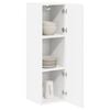 vidaXL Armoire de cuisine Blanc brillant 30 x 31 x 100 cm