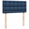 vidaXL Lit ottoman avec matelas bleu 100x200 cm tissu